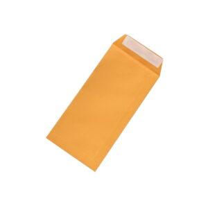 500pcs DLX Gold Peel n Seal Pocket Envelopes 120x235mm 90GSM