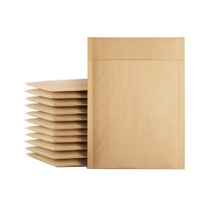 200pcs 120x180mm Kraft Bubble Mailers 75% Recycled Padded Mailing Envelopes