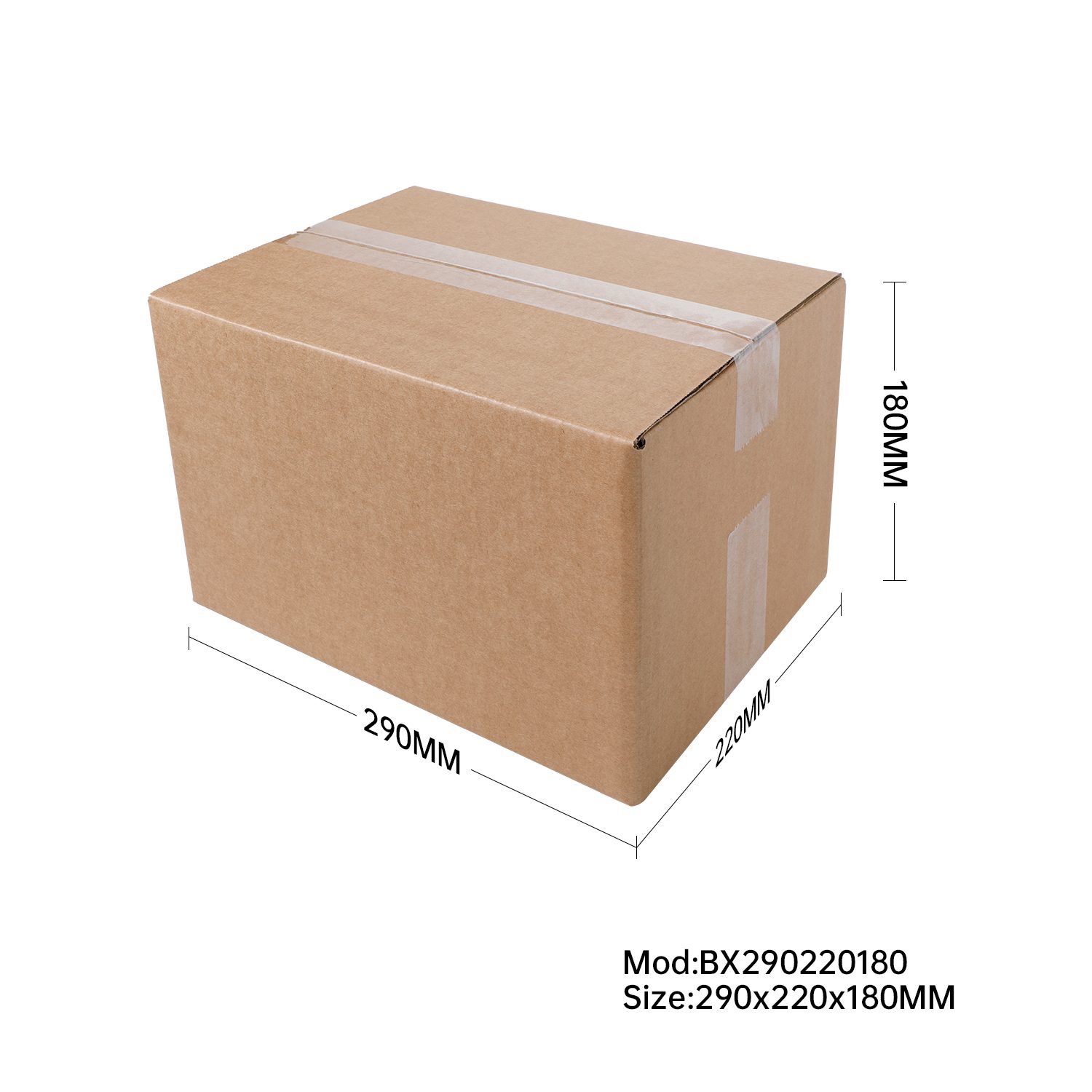 290x220x180mm Cardboard Mailing Box Brown 25pcs 290x220x180mm Cardboard Mailing Box Brown 25pcs