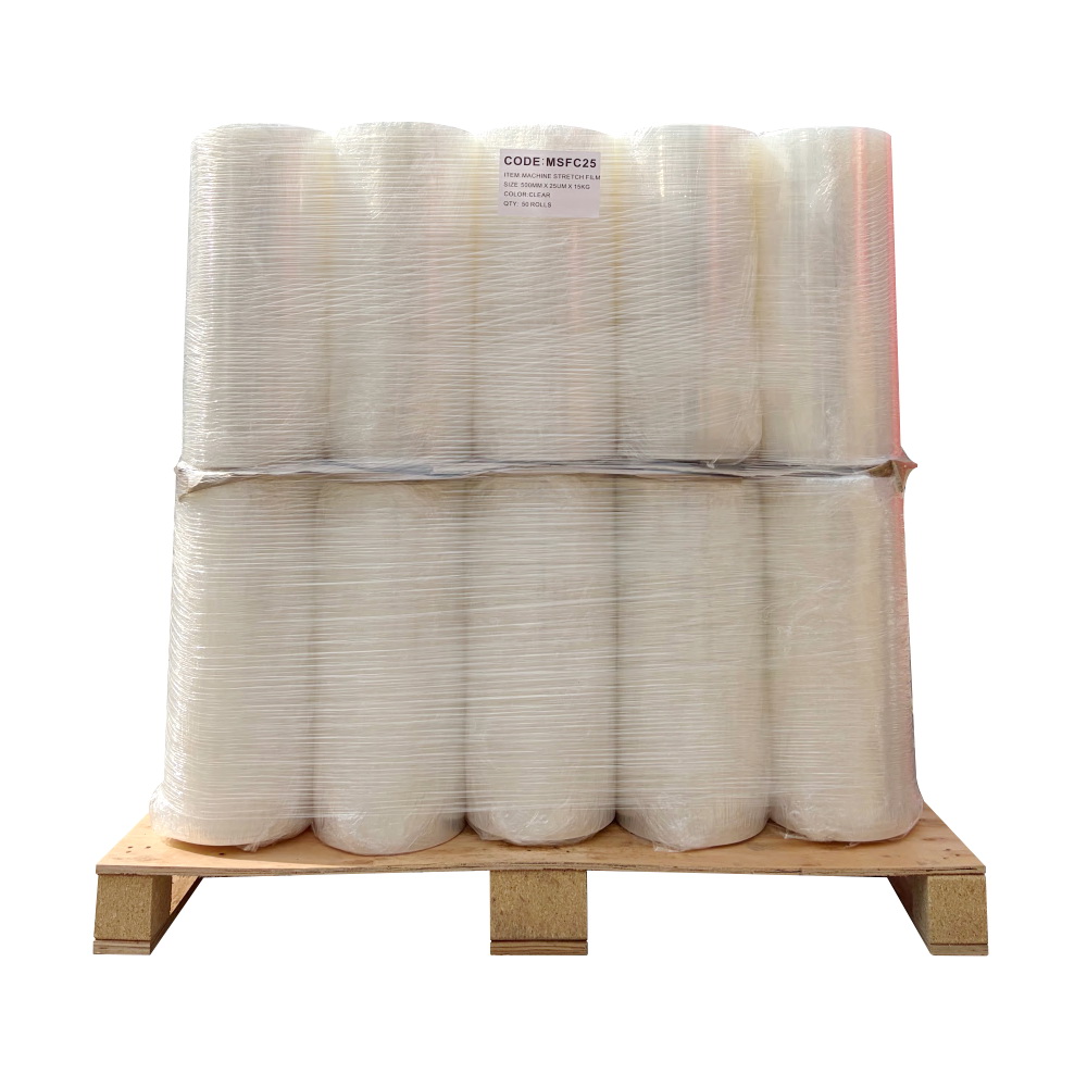 25um Machine Stretch Wrap Clear Film 500mm 50roll/pallet 15kg/roll 25um Machine Stretch Wrap Clear Film 500mm 50roll/pallet 15kg/roll