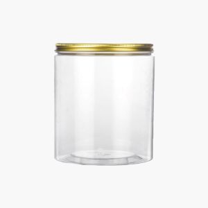 500ML Flint Glass Jar with Matte Gold Screw Lid 72PK/Ctn 500ML Flint Glass Jar with Matte Gold Screw Lid 72PK/Ctn