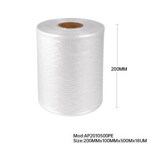 HDPE Bubble Air Pillow Film Roll 200mm x 100mm x 500m 18um HDPE Bubble Air Pillow Film Roll 200mm x 100mm x 500m 18um