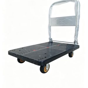 375kg Loading Capacity Platform Trolley 900 x 600mm Black 375kg Loading Capacity Platform Trolley 900 x 600mm Black