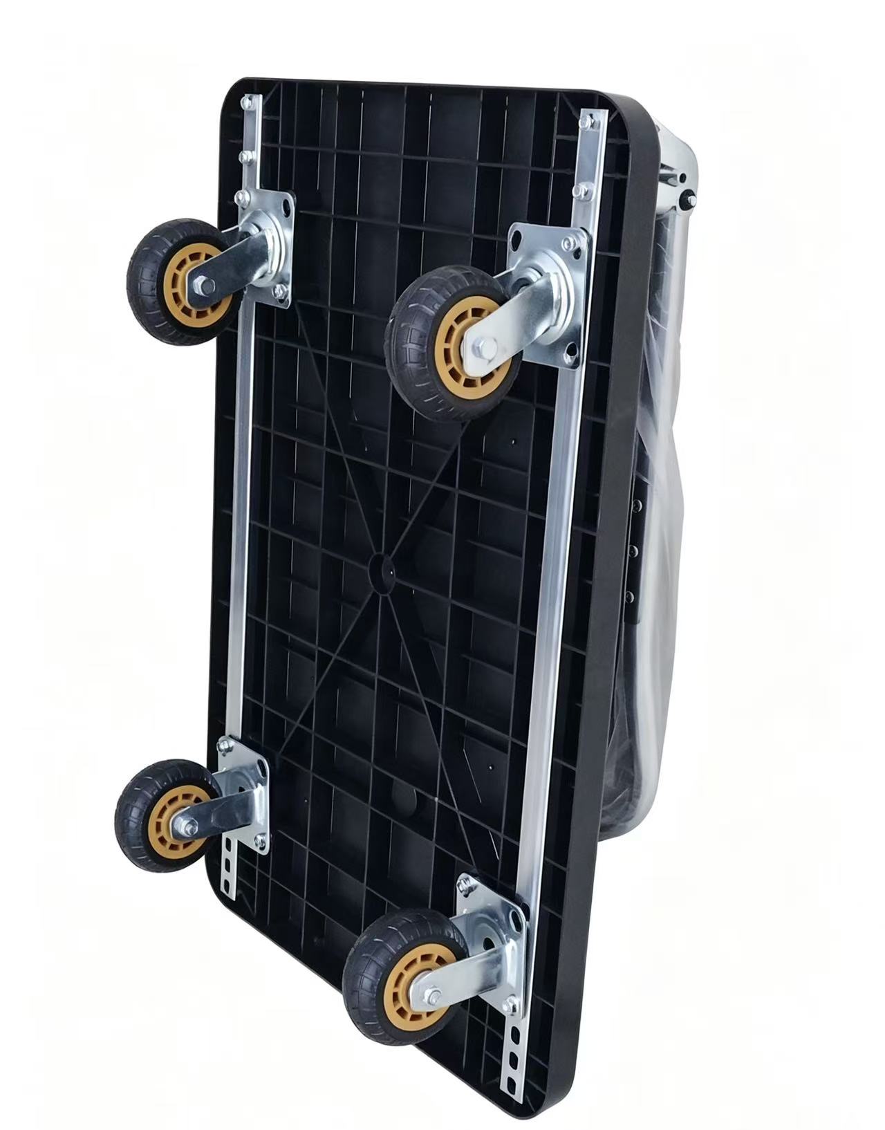 375kg Loading Capacity Platform Trolley 900 x 600mm Black 375kg Loading Capacity Platform Trolley 900 x 600mm Black