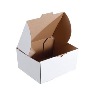 Die-Cut White Mailing Box 240x190x120mm 100pcs/Carton Die-Cut White Mailing Box 240x190x120mm 100pcs/Carton