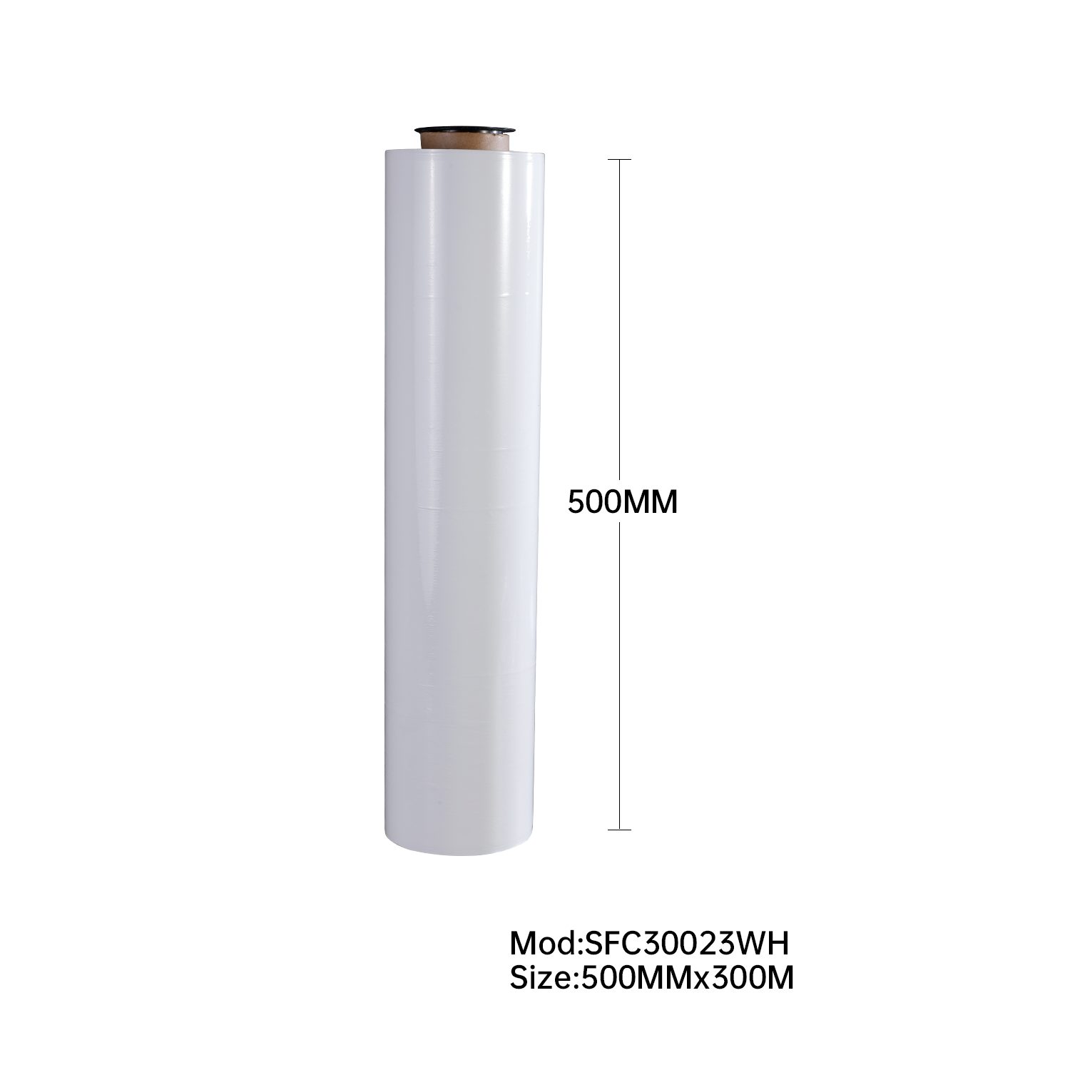 23um 500mm White Stretch Film 300m – Cast Pallet Wrap 4rolls/ctn 23um 500mm White Stretch Film 300m – Cast Pallet Wrap 4rolls/ctn